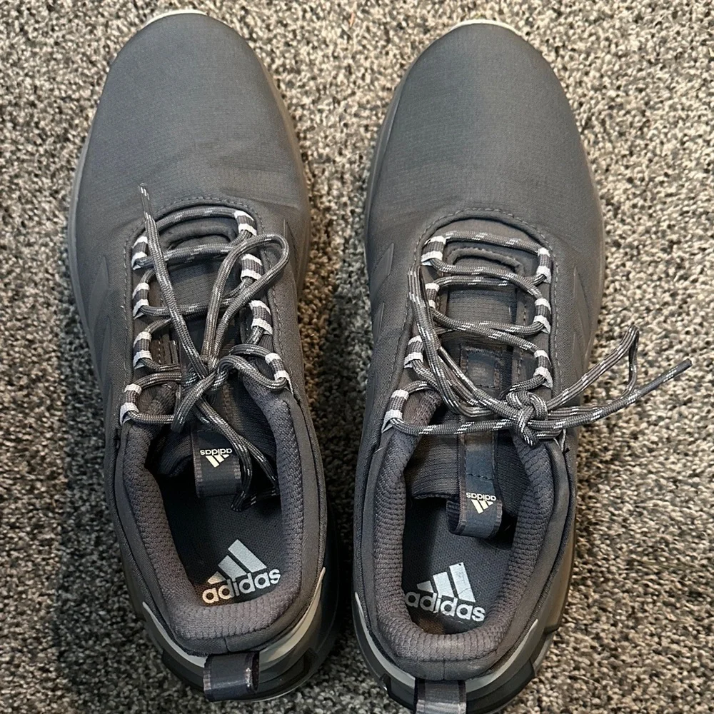 Adidas Men's Black Trail Hiking Shoes Size 9.5 Athletic Outdoor Sneakers